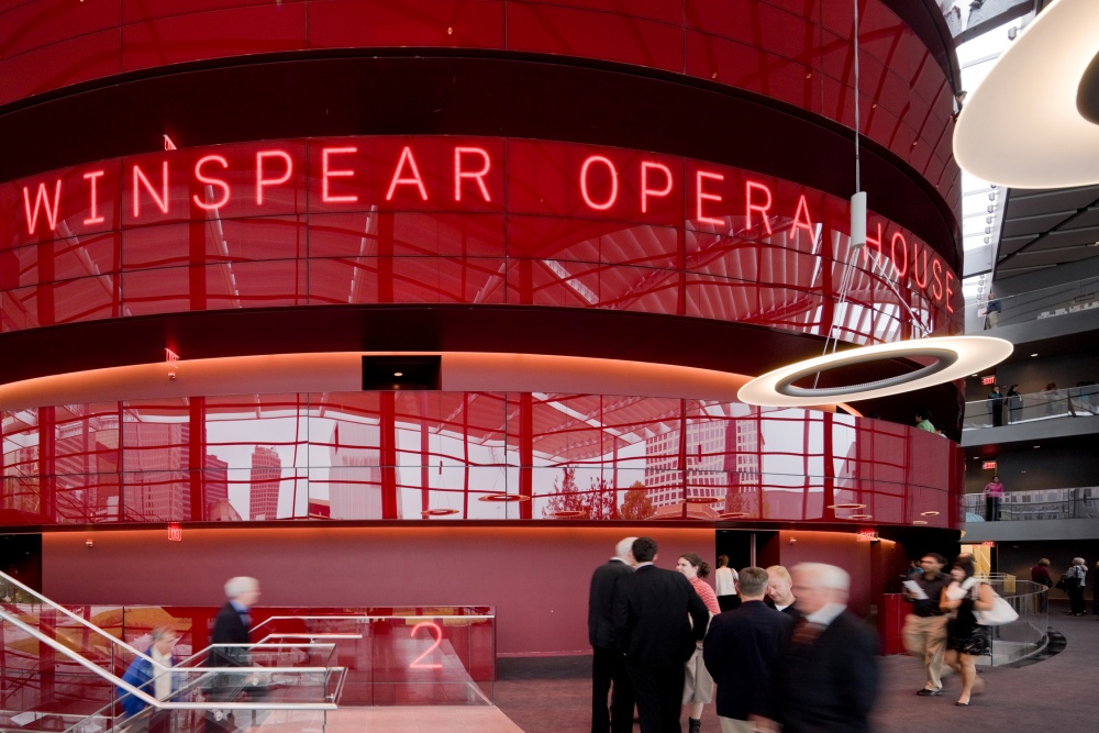 No longer just a glimmer of hope from decades past, the Arts District is a cluster of gems with the crimson Winspear as its ruby. The Winspear, More than an Opera House